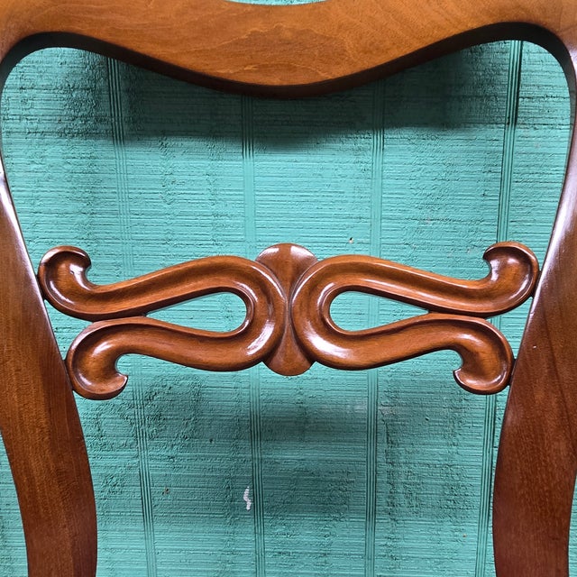 Late 20th Century Vintage Pink Bubble Back Chair With Wooden Frame For Sale - Image 5 of 12