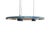 Mid-Century Modern 1993 Aurora Blue Pendant Lights by Perry King & Santiago Miranda for Arteluce - a Pair For Sale - Image 3 of 6