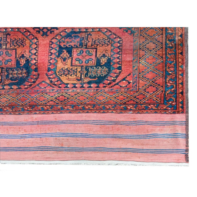Textile Early 20th Century Afghani Ersari Rug For Sale - Image 7 of 15