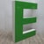 Vintage Large Green Letter E For Sale - Image 6 of 8