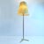 1950s Brass and Silk Floor Lamp by J. T. Kalmar for Kalmar, 1950s For Sale - Image 5 of 12