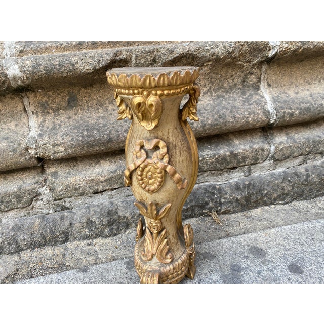 19th Century Ornaments in Chestnut, Set of 2 For Sale - Image 12 of 18