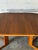 Wood Vintage Danish Teak Round Extendable Dining Table – Mid-Century Modern Scandinavian Dining Table With Leaf For Sale - Image 7 of 11