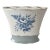 Vintage Laura Ashley "Sophia" Porcelain Toothbrush Holder With Blue Roses For Sale