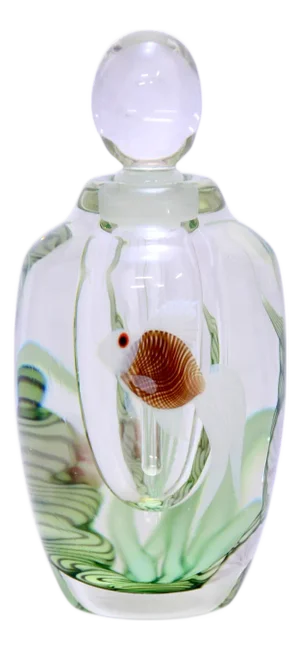 Orient & Flume Art Glass Aquarium Perfume Bottle