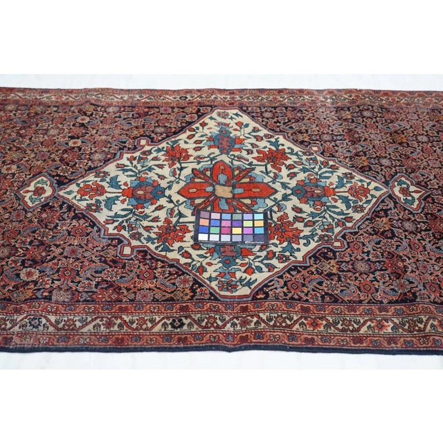 Antique Farahan Sarouk Rug 3'2'' x 4'8'' For Sale - Image 11 of 11