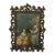 Vintage Framed Romantic Print Made in Italy For Sale