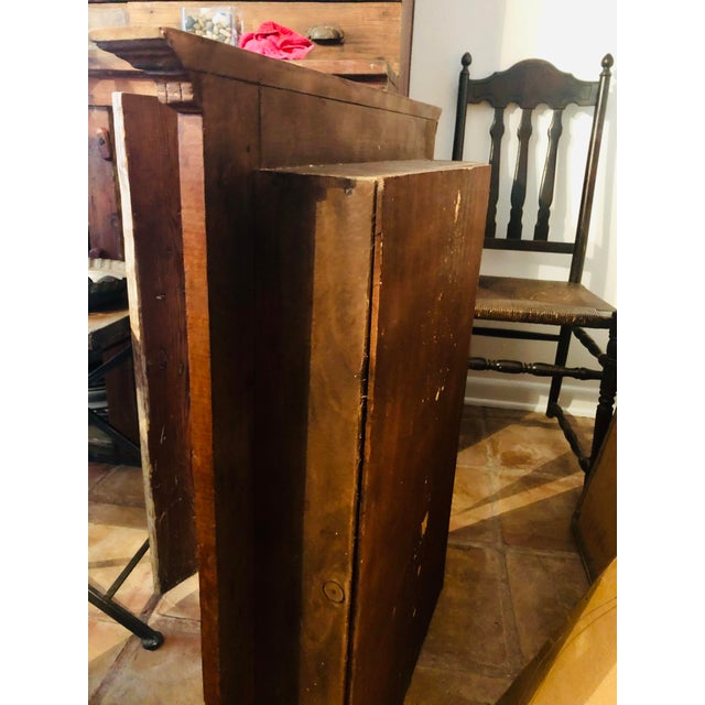 1950's Vintage Golden Oak Medicine Storage Chairish