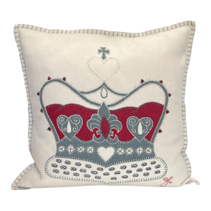 Jan Constantine Wool Crown Pillow