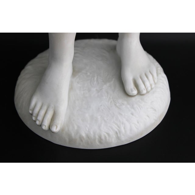 White VTG Rosenthal Large 22" Nude Female Athlete Sculpture by Max Fritz, C1930 For Sale - Image 8 of 12