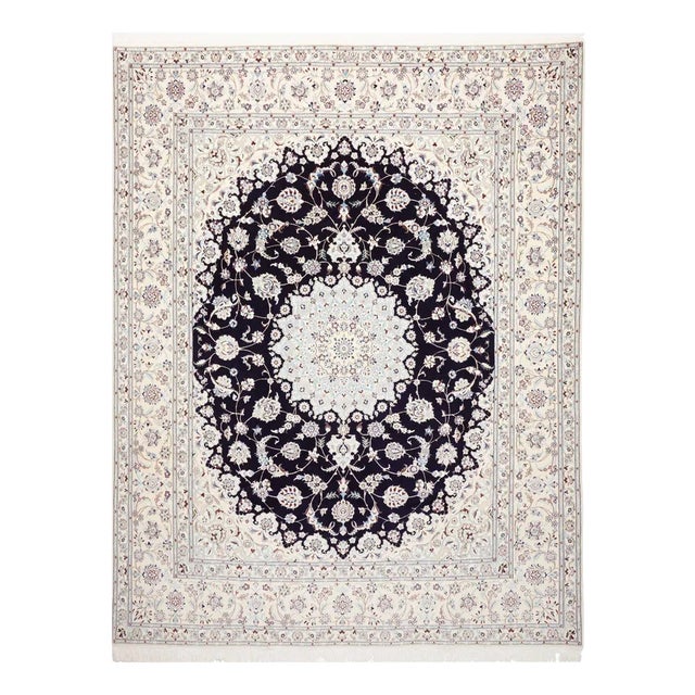 Nain Rug with Floral Pattern For Sale