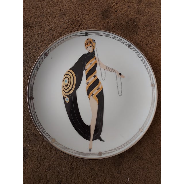1980s Erte Plates Collection of 12 For Sale - Image 9 of 9