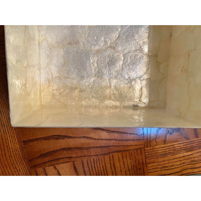 Vintage Oyster Shell Treasure Box For Sale In West Palm - Image 6 of 7
