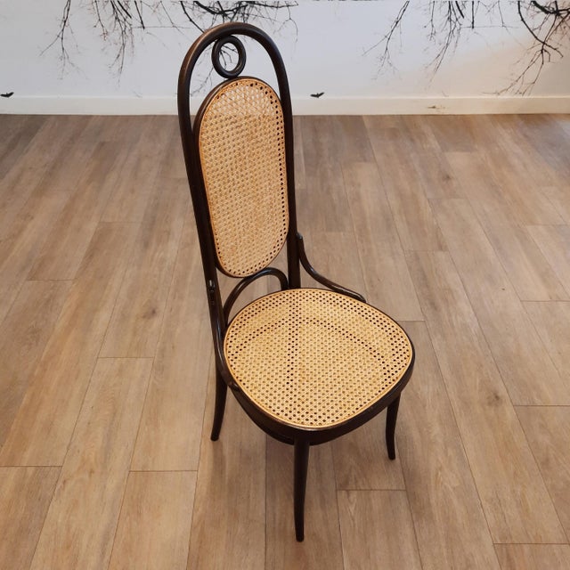 This chair (originally nr. 17, later nr. 207, also called "Long John") was designed by Michael Thonet, the founder of...