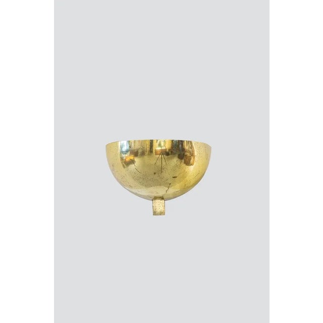 Italian Wall Lights in Brass, 1970s, Set of 2 For Sale - Image 6 of 7