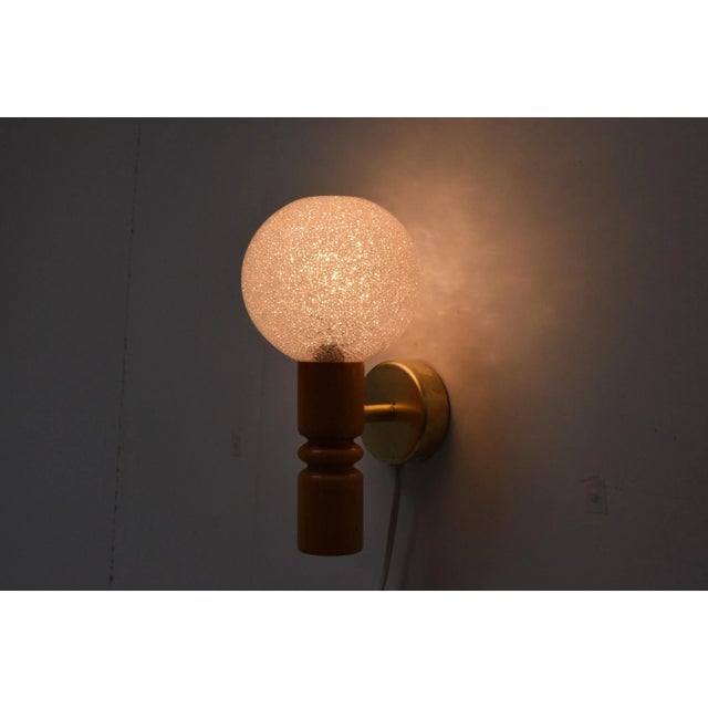 Mid-Century Wall Lamp attributed to Zilina, 1970s For Sale - Image 9 of 13
