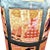 Wood 1960s Hand Painted Folk Art Quilt Inspired Table Lamp Unsigned With Edward Shade For Sale - Image 7 of 12