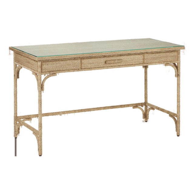 Currey & Company Olisa Rope Desk For Sale