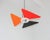 Vintage Postmodern Colourful Pendant Light, 1990s., in Very Good conditions. Designed 1990 to 1999 Up to 250V (Europe/UK...