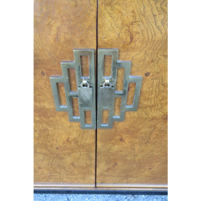 Late 20th Century Chinoiserie Chin Hua Hollywood Regency Serving Table Buffet Lacquered 6187 For Sale - Image 11 of 16