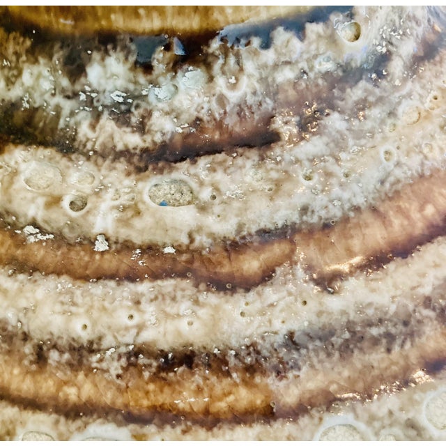 Mid 20th Century Mid-Century Modern Lava Drip Glaze Table Lamp For Sale In Miami - Image 6 of 7