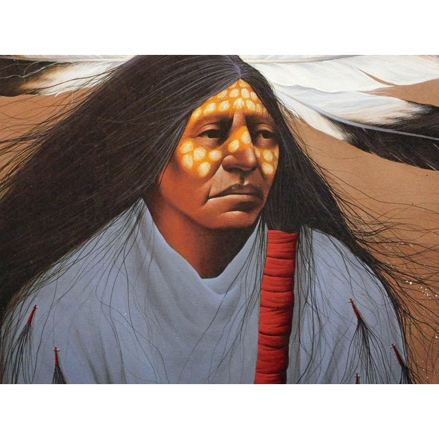 Frank Howell "Lakota Shirts Wearer" Hand Signed Submit an Offer Custom Framed For Sale In Denver - Image 6 of 6