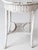 Antique White Wicker Sunroom Table For Sale - Image 6 of 15