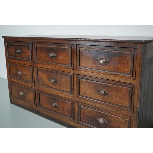 French Oak & Fruitwood Apothecary Filing Cabinet For Sale - Image 17 of 18