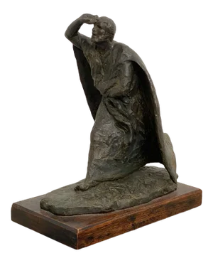 Vintage Italian Bronze Statue of a Man