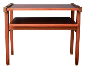 Italian Teak Console Table, 1960s