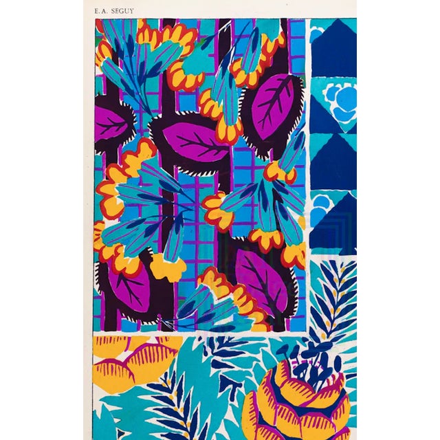 Art Deco Ea Seguy Suggestions Pour Étoffes Et Tapis, Plate 11 For Sale - Image 3 of 5