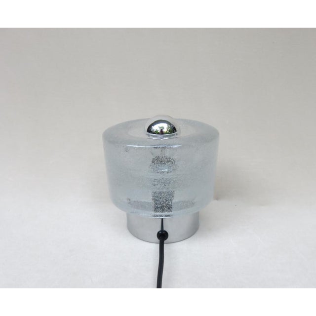 Small Space Age Table Lights in Chrome-Plating and Bubble Glass from Peill & Putzler, Set of 2 For Sale - Image 8 of 18