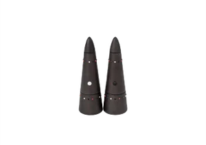 Pok Collection Salt Mill and Pepper Grinder Set in Beech Wood by SoShiro, 2019, Set of 2