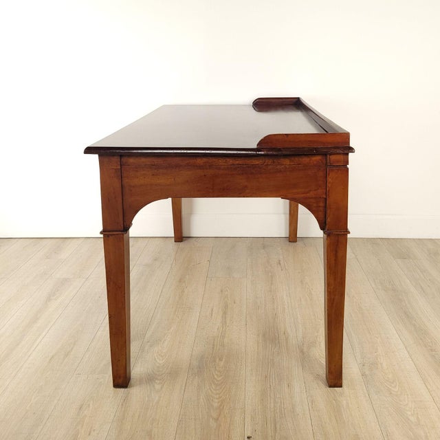 Italian Italian Walnut Writing Table For Sale - Image 3 of 9