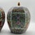 Chinese Famille Rose Medallion Lidded Melon Jar Rare Matching Pair 12" Tall For Sale - Image 6 of 16