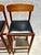 Mid Century Modern Teak Bar Height Barstools With Black Seats by Benny Linden - Pair For Sale - Image 4 of 10