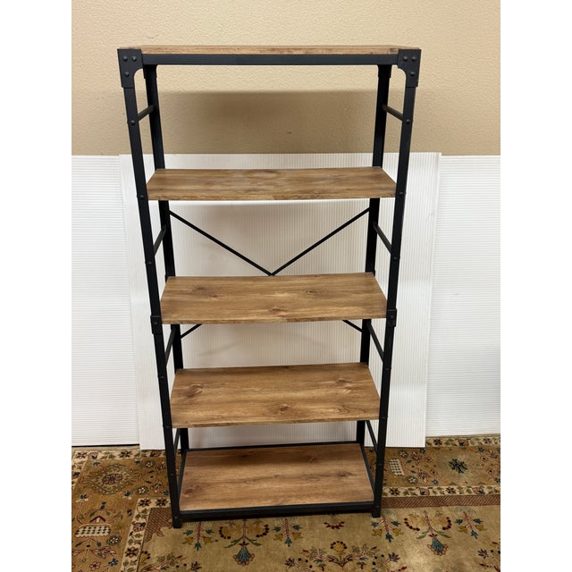 Urban Industrial Angle Iron Bookcase For Sale - Image 11 of 12