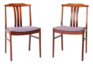 Set of Vintage Swedish Chairs in Beech by LBG Group, 1970s
