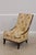 Drexel Heritage Pair of Drexel Heritage Upholstered Mahogany Slipper Chairs For Sale - Image 4 of 18