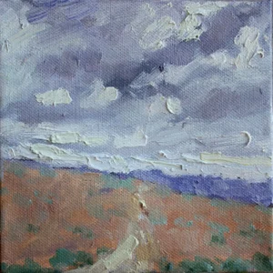 American Southwest Desert Landscape – Oil Painting (Gallery Wrapped Canvas)