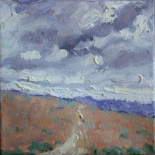 Quiet Places & Journeys — Nevada Desert Landscape (Original Oil on Gallery Wrapped Canvas) For Sale