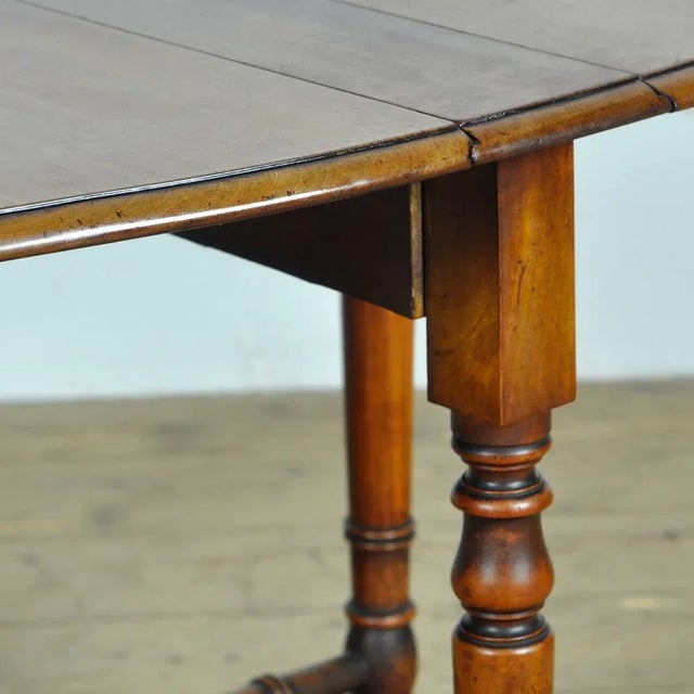 Early 19th Century Antique Oak Drop Leaf Table, 1820s For Sale - Image 5 of 11