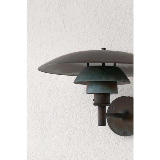 Brown PH4.5-3 Wall Light by Poul Henningsen for Louis Poulsen, Denmark, 1960s For Sale - Image 8 of 10