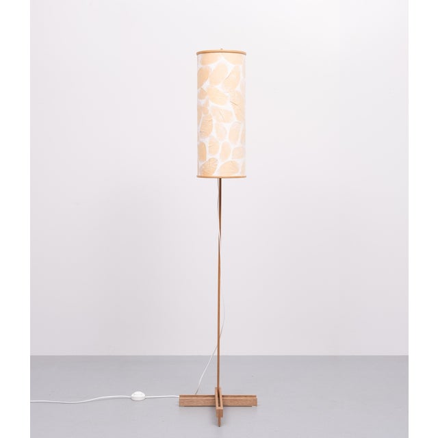 Wood Natural Floor Lamp, Spain, 1990s For Sale - Image 7 of 11