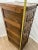 Vintage Tiger Oak File Cabinet Four Drawers One Locks Paneled Sides Legal SIze For Sale - Image 9 of 12