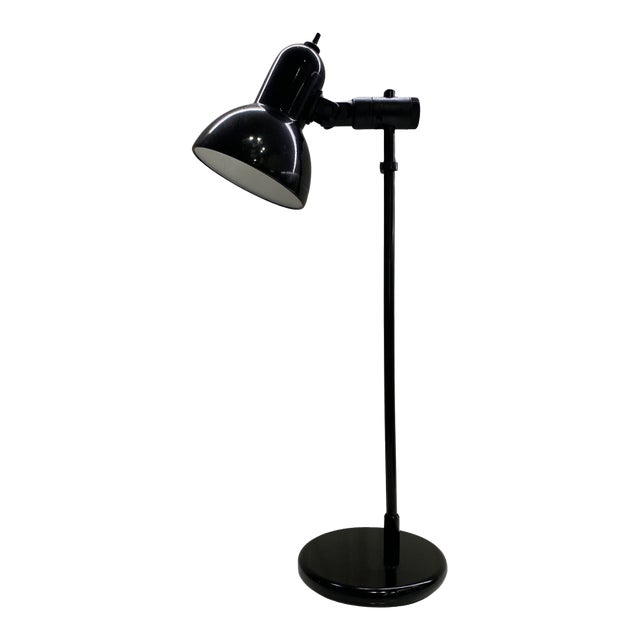 Vintage Mid Century Modern Black Adjustable Task Desk Lamp Industrial For Sale