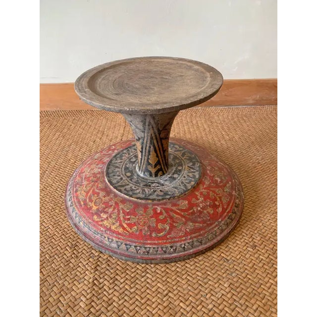 19th Century Balinese Offering Tray / Bowl 'Dulang' With Bali Hindu Motifs For Sale - Image 6 of 6