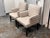 Hickory White Channel Tufted Lounge Armchairs, Pair For Sale In San Francisco - Image 6 of 12