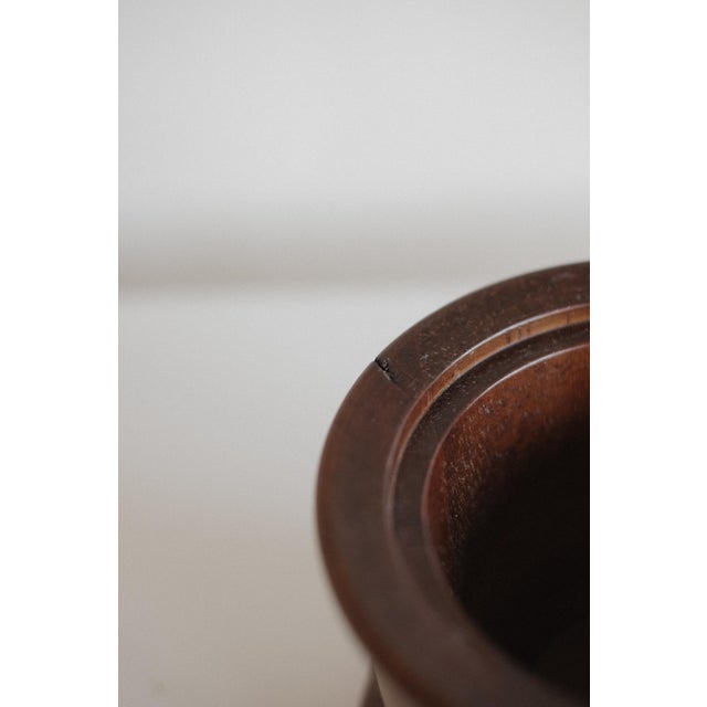 Handcrafted Wooden Storage Jar For Sale - Image 6 of 8