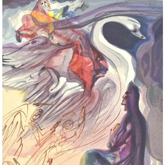 Dali, The Divine Comedy: Language of the Birds, Woodcut, 1963 For Sale - Image 3 of 4